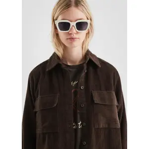 Corduroy shirt for women QS image-3
