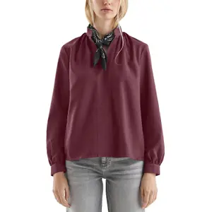 Soft Heathered Tunic for Women QS image-2