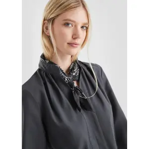 Soft Heathered Tunic for Women QS image-3