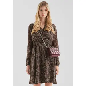 Womens Allover Print Dress QS image-6