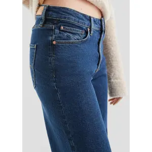 High-Waisted Casual Wide Leg Jeans for Women QS Catie image-3