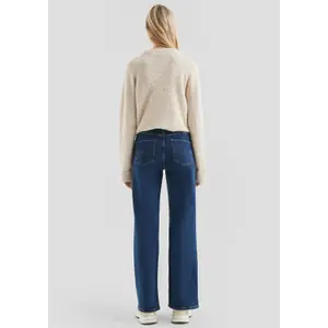 High-Waisted Casual Wide Leg Jeans for Women QS Catie image-4