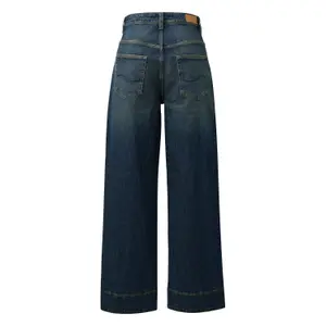 High Waist Wide Leg Balloon Baggy Jeans for Women QS image-1