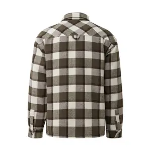 Plaid Shirt with Fleece Lining QS image-1