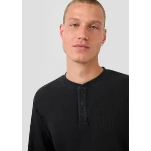 Long Sleeve T-Shirt QS Henley image-2