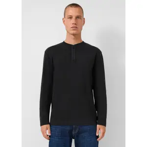 Long Sleeve T-Shirt QS Henley image-5