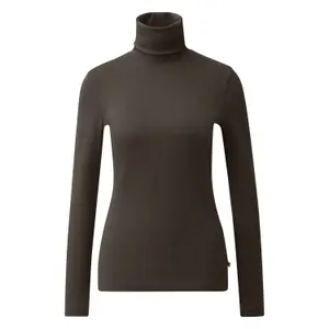 Women's Cotton Roll Neck Top QS image-0