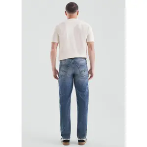 Loose Fit Straight Leg Jeans QS image-4