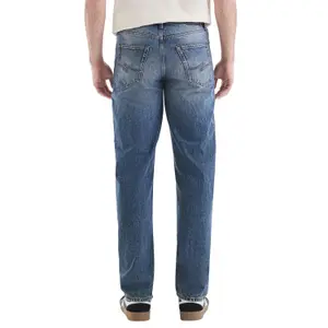 Loose Fit Straight Leg Jeans QS image-5