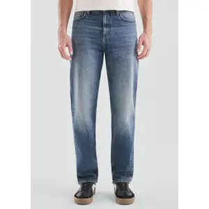 Loose Fit Straight Leg Jeans QS image-6