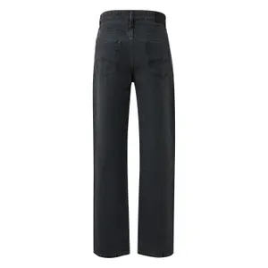 Mid-Rise Straight Jeans QS image-1