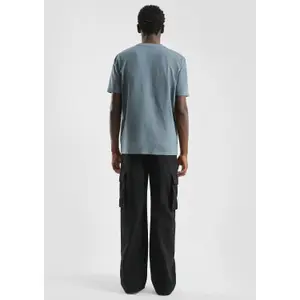 Loose Fit Straight Leg Cargo Jeans QS image-4