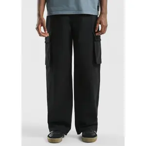 Loose Fit Straight Leg Cargo Jeans QS image-6