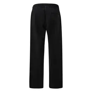 Washed Cotton Serge Jogging Trousers with Drawstring QS image-1