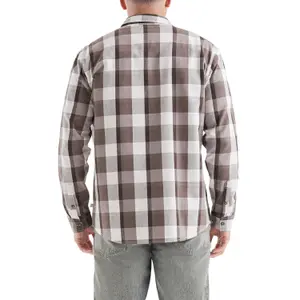 Long Sleeve Check Shirt with Classic Button Closure QS image-5