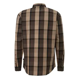 Long Sleeve Check Shirt with Classic Button Closure QS image-1