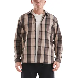 Long Sleeve Check Shirt with Classic Button Closure QS image-2