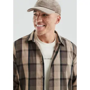 Long Sleeve Check Shirt with Classic Button Closure QS image-3