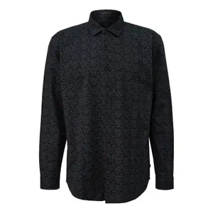Long Sleeve Shirt with Bold Print QS image-0