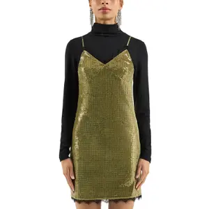 Short dress QS x Vanessa Mai femme QS image-2