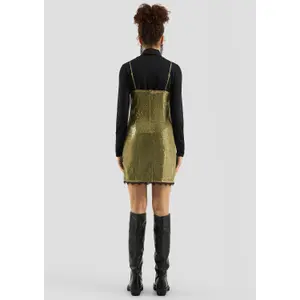 Short dress QS x Vanessa Mai femme QS image-4