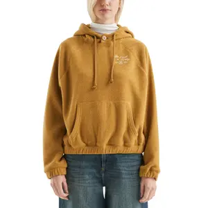Women's Trendy Embroidered Fleece Hooded Sweatshirt QS image-2