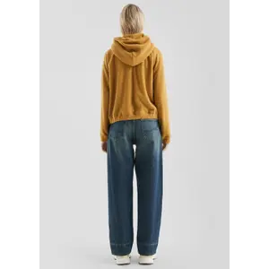 Women's Trendy Embroidered Fleece Hooded Sweatshirt QS image-4