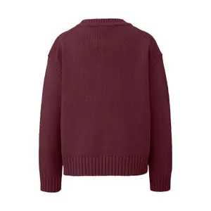 Soft Loose Fit Knit Jumper Women QS image-1