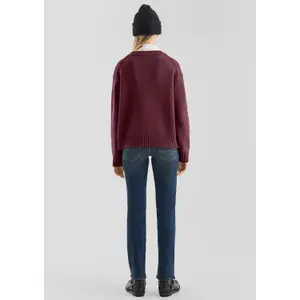 Soft Loose Fit Knit Jumper Women QS image-4