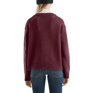 Soft Loose Fit Knit Jumper Women QS image-5