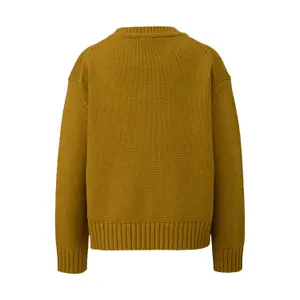 Soft Loose Fit Knit Jumper Women QS image-1