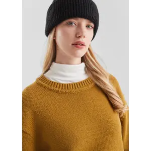 Soft Loose Fit Knit Jumper Women QS image-3