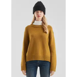 Soft Loose Fit Knit Jumper Women QS image-6