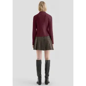 Twist Pattern Women's Top QS Slim Fit image-4