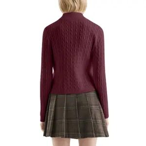 Twist Pattern Women's Top QS Slim Fit image-5