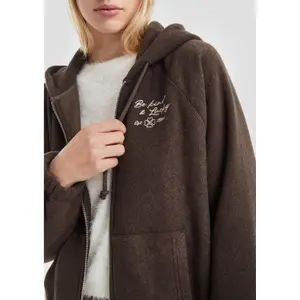 Women's Fleece Zip-Up Hoodie QS image-3