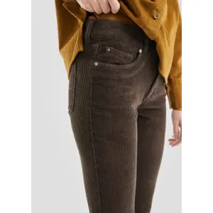 Women's Bootcut Flares Corduroy Trousers QS image-3