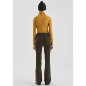 Women's Bootcut Flares Corduroy Trousers QS image-4