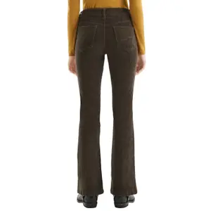 Women's Bootcut Flares Corduroy Trousers QS image-5