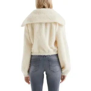 Oversized Hooded Sweatshirt with Dropped Shoulders Women QS image-5