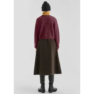 Short Plush Knit Jumper Women QS image-4