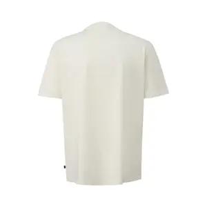 Basic Round Neck T-Shirt with Small Chest Motif QS image-1