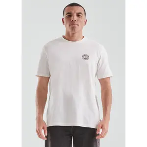 Basic Round Neck T-Shirt with Small Chest Motif QS image-6