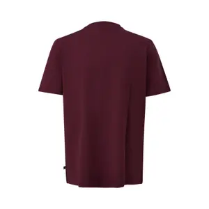 Basic Round Neck T-Shirt with Small Chest Motif QS image-1