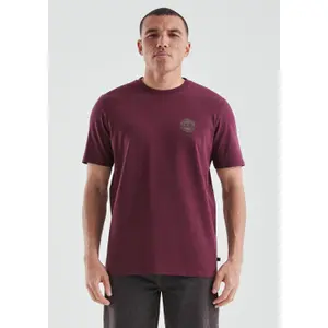 Basic Round Neck T-Shirt with Small Chest Motif QS image-6