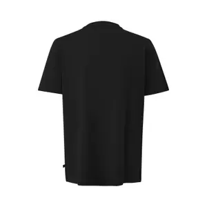 Basic Round Neck T-Shirt with Small Chest Motif QS image-1