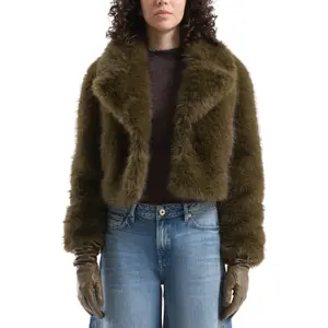 Women's Reversible Fur Coat QS Vanessa Mai image-2