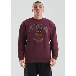 Faded Cotton Printed Sweatshirt QS image-6