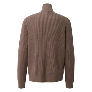 Ribbed Cashmere Sweater QS Regular Fit image-1
