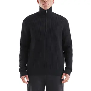 Ribbed Cashmere Sweater QS Regular Fit image-2